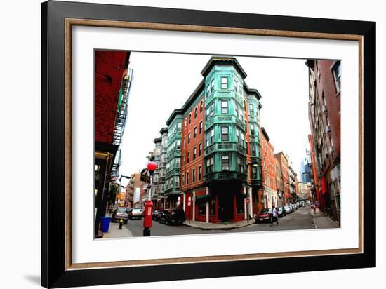 Square in Old Boston-elenathewise-Framed Photographic Print