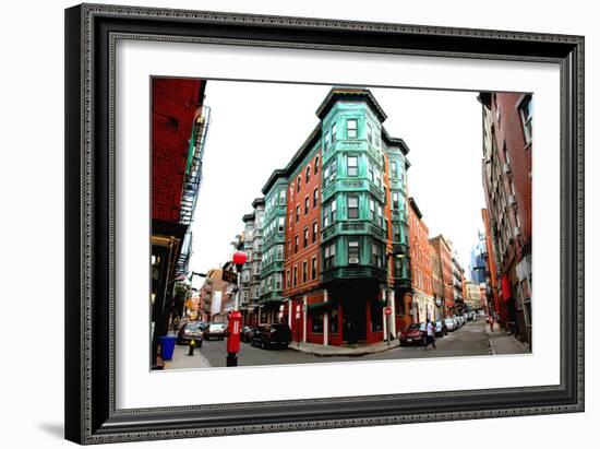 Square in Old Boston-elenathewise-Framed Photographic Print