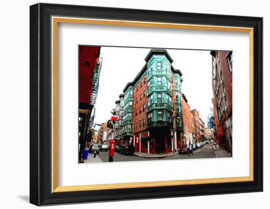 Square in Old Boston-elenathewise-Framed Photographic Print