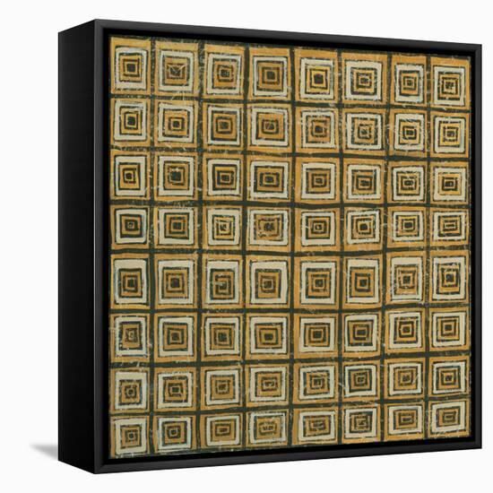 Square in Square-Kathrine Lovell-Framed Stretched Canvas