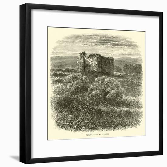 Square Ruin at Jericho-null-Framed Giclee Print