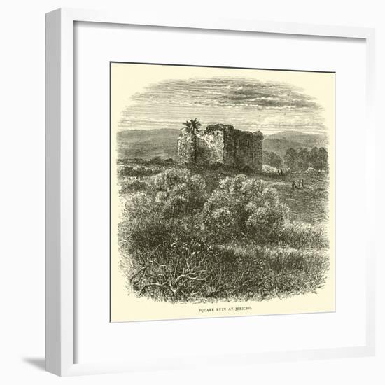 Square Ruin at Jericho-null-Framed Giclee Print