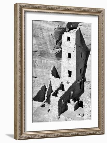 Square Tower House BW-Douglas Taylor-Framed Photographic Print