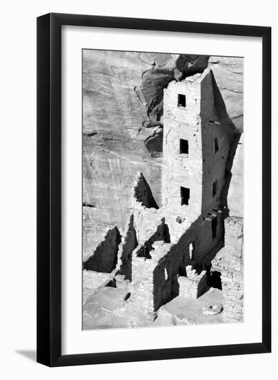 Square Tower House BW-Douglas Taylor-Framed Photographic Print