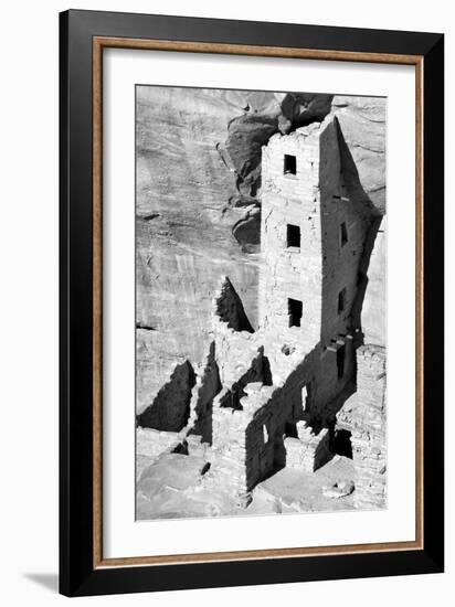 Square Tower House BW-Douglas Taylor-Framed Photographic Print