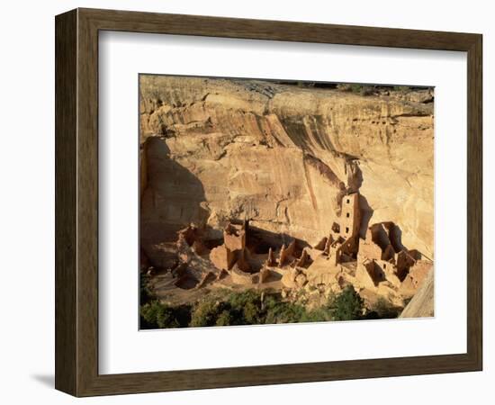 Square Tower House in Cliff Palace-Joseph Sohm-Framed Photographic Print