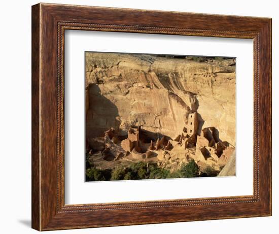 Square Tower House in Cliff Palace-Joseph Sohm-Framed Photographic Print