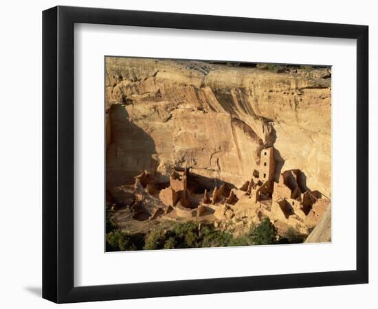 Square Tower House in Cliff Palace-Joseph Sohm-Framed Photographic Print