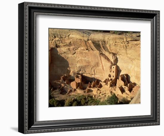 Square Tower House in Cliff Palace-Joseph Sohm-Framed Photographic Print