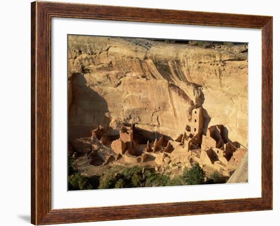 Square Tower House in Cliff Palace-Joseph Sohm-Framed Photographic Print