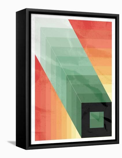 Square-OnRei-Framed Stretched Canvas