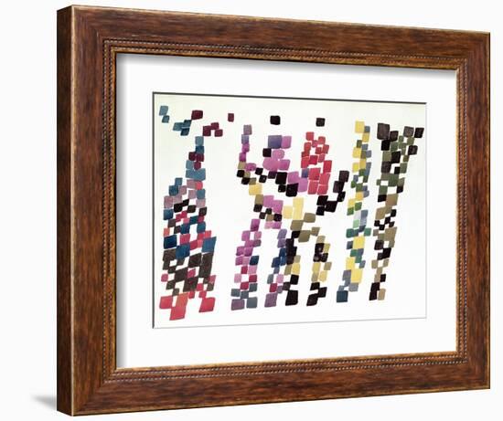 Squares Representing a Group of People, 1920-null-Framed Giclee Print