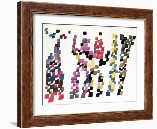 Squares Representing a Group of People, 1920-null-Framed Giclee Print