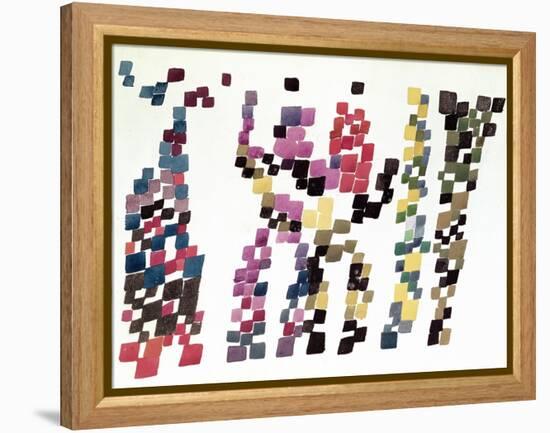 Squares Representing a Group of People, 1920-null-Framed Premier Image Canvas