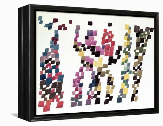 Squares Representing a Group of People, 1920-null-Framed Premier Image Canvas