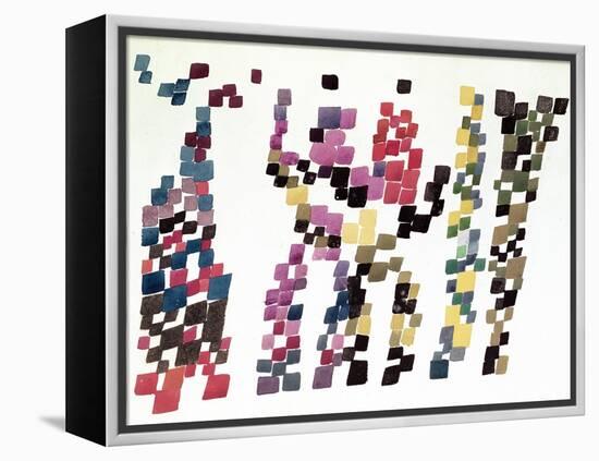 Squares Representing a Group of People, 1920-null-Framed Premier Image Canvas