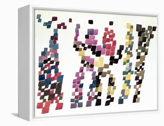 Squares Representing a Group of People, 1920-null-Framed Premier Image Canvas