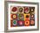 Squares with Concentric Circ-Wassily Kandinsky-Framed Art Print