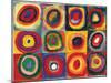 Squares with Concentric Circ-Wassily Kandinsky-Mounted Art Print