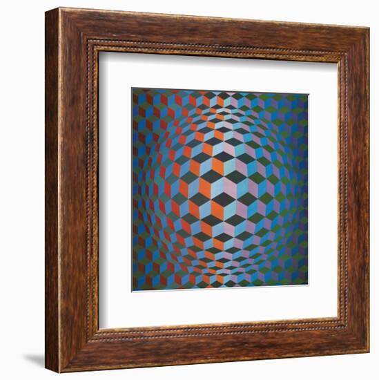 Squares-Victor Vasarely-Framed Premium Giclee Print