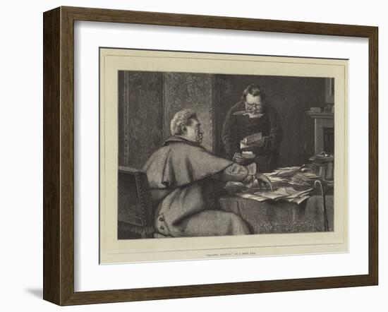 Squaring Accounts-Erskine Nicol-Framed Giclee Print