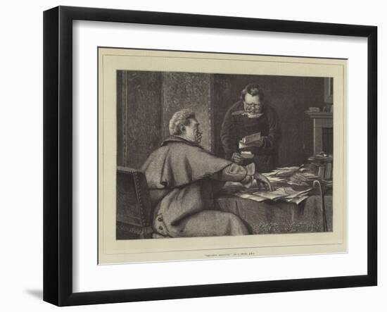 Squaring Accounts-Erskine Nicol-Framed Giclee Print