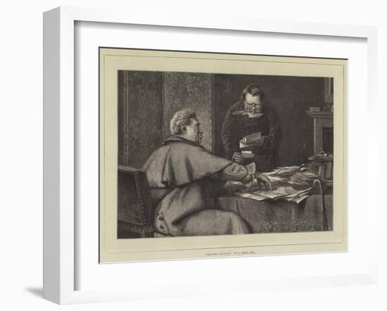 Squaring Accounts-Erskine Nicol-Framed Giclee Print