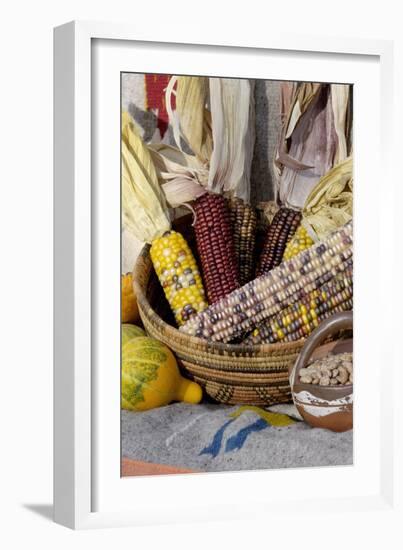 Squash, Corn, and Beans: the Three Sisters of Native American Agriculture-null-Framed Giclee Print