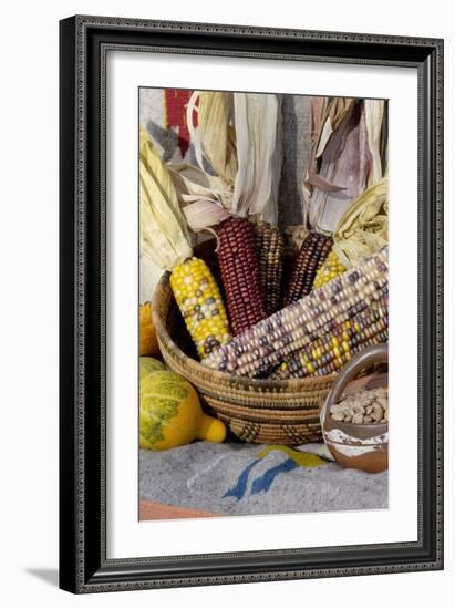 Squash, Corn, and Beans: the Three Sisters of Native American Agriculture-null-Framed Giclee Print