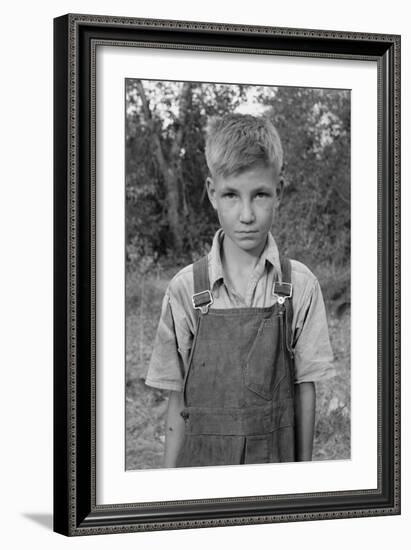 Squatter Boy-Dorothea Lange-Framed Art Print