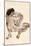 Squatting-Egon Schiele-Mounted Giclee Print