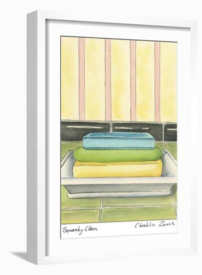 Squeaky Clean-Chariklia Zarris-Framed Art Print