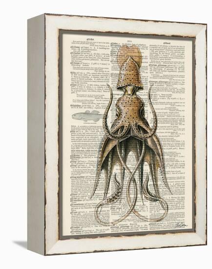 Squid 2-Tina Carlson-Framed Stretched Canvas