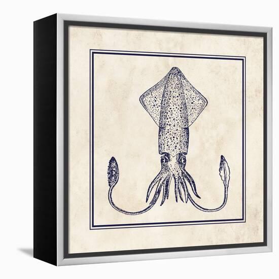 Squid Sq-N. Harbick-Framed Stretched Canvas