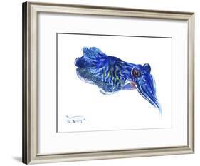 Squid-Suren Nersisyan-Framed Art Print