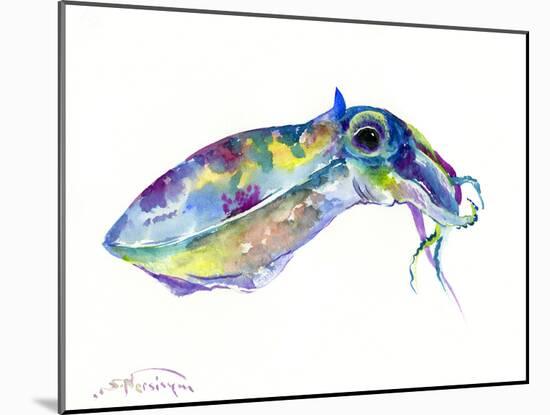 Squid-Suren Nersisyan-Mounted Art Print