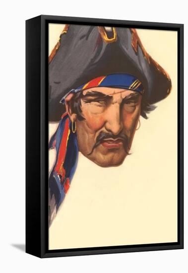 Squinting Pirate-null-Framed Stretched Canvas