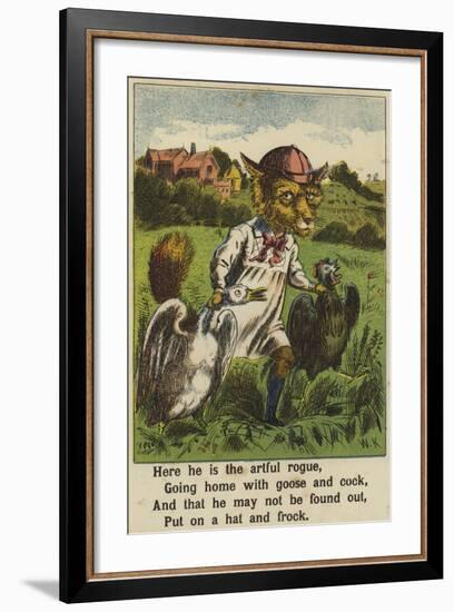 Squire Bull and the Fox-null-Framed Giclee Print