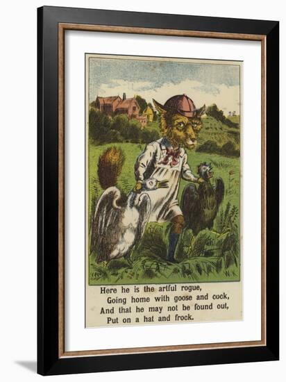 Squire Bull and the Fox-null-Framed Giclee Print