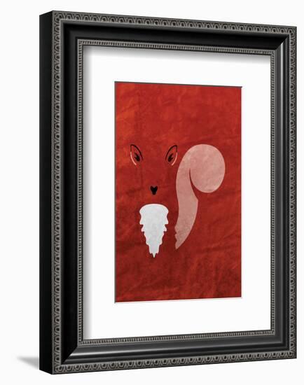 Squirrel - Jethro Wilson Contemporary Wildlife Print-Jethro Wilson-Framed Giclee Print