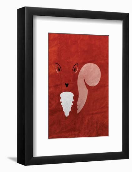 Squirrel - Jethro Wilson Contemporary Wildlife Print-Jethro Wilson-Framed Giclee Print