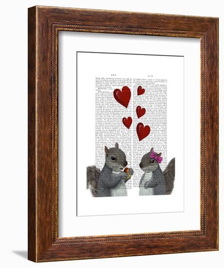 Squirrel Love-Fab Funky-Framed Art Print