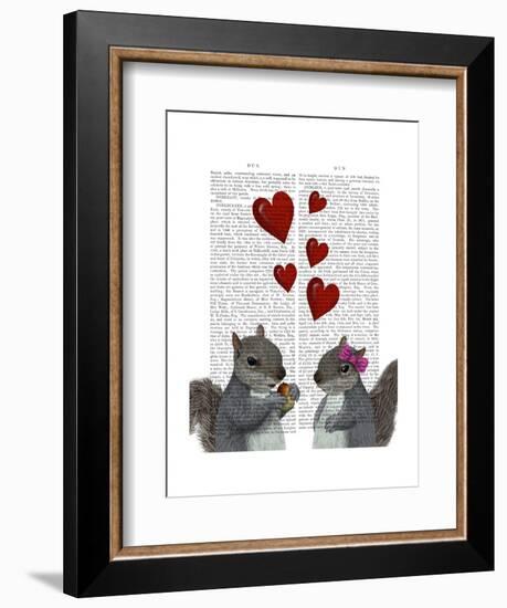 Squirrel Love-Fab Funky-Framed Art Print