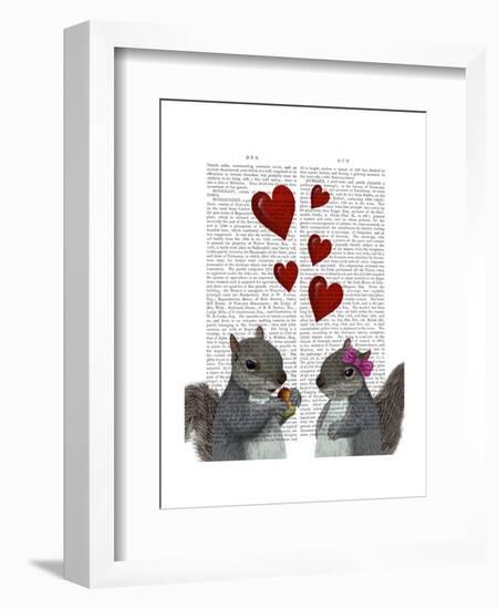 Squirrel Love-Fab Funky-Framed Art Print