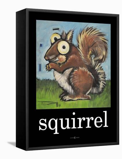 Squirrel Poster-Tim Nyberg-Framed Premier Image Canvas