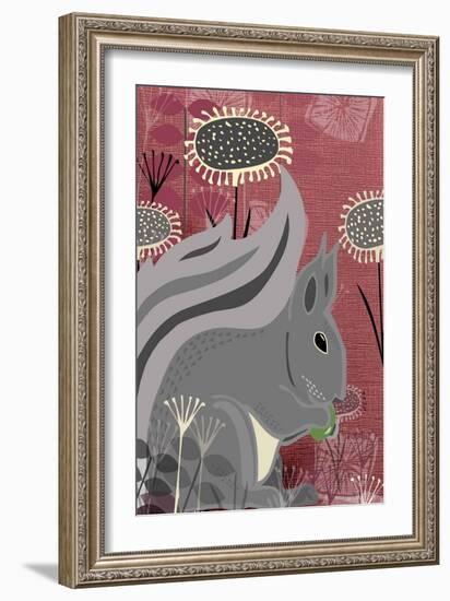 Squirrel-Rocket 68-Framed Giclee Print