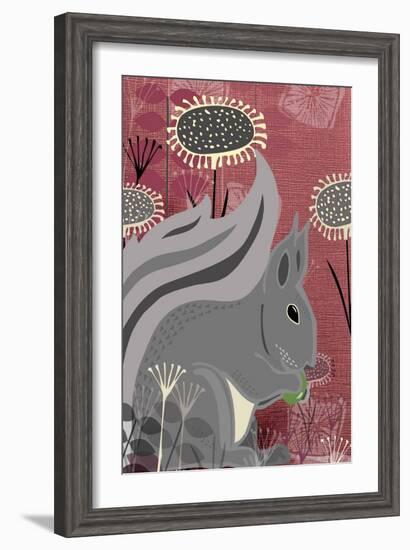 Squirrel-Rocket 68-Framed Giclee Print