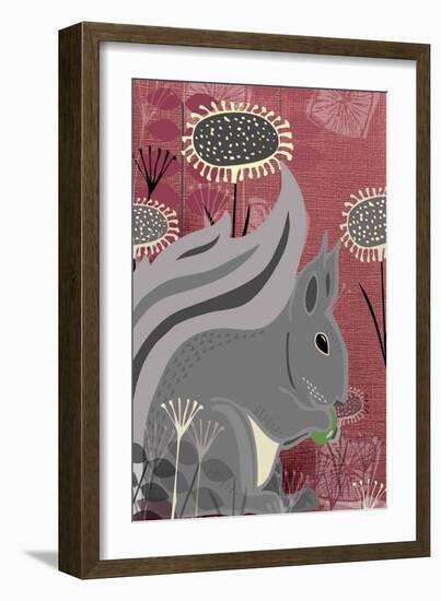 Squirrel-Rocket 68-Framed Giclee Print