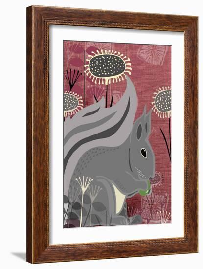 Squirrel-Rocket 68-Framed Giclee Print