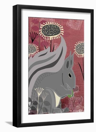 Squirrel-Rocket 68-Framed Giclee Print